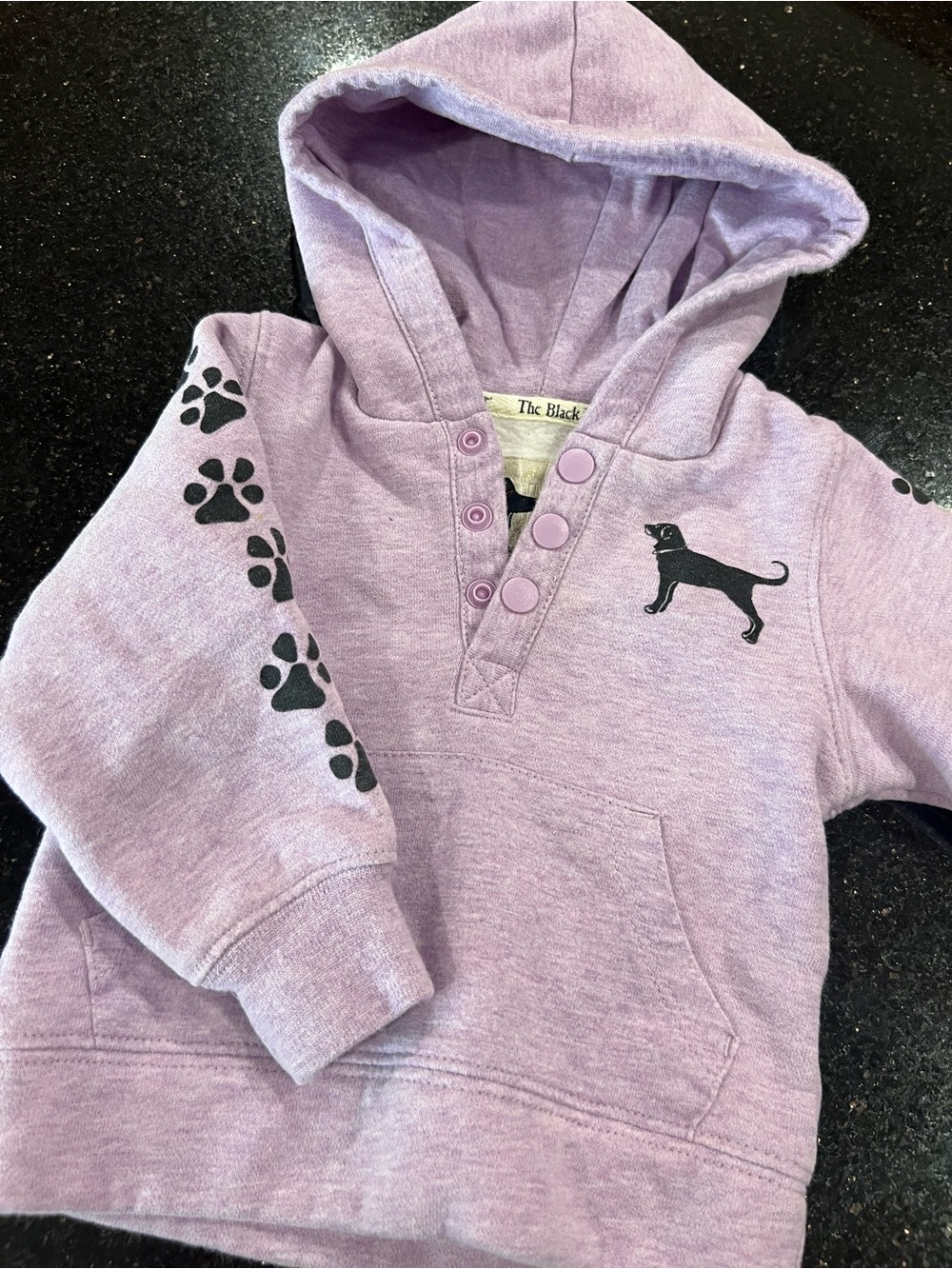 Kids' Lavender Hooded Pullover
